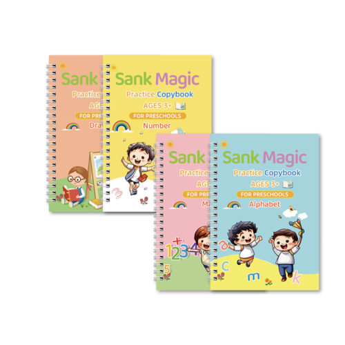 Magic Reusable Practice Copybook for Kids – Handwriting Training
