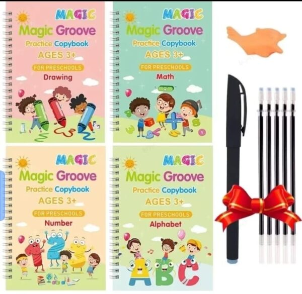 Magic Reusable Practice Copybook for Kids – Handwriting Training