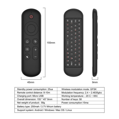 3-1 Smart Remote KeyBoard AirMouse